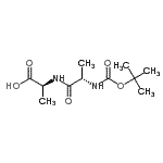 CAS#: 90303-36-9， N-{[(2-Methyl-2-propanyl)oxy]carbonyl}-L-alanyl-L-alanine