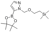 结构式 CAS# 903550-12-9, 1-(2-三甲基硅烷基乙氧基甲基)-1H-吡唑-5-硼酸频哪醇酯