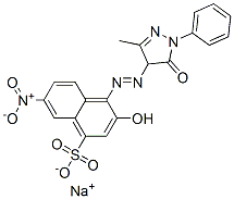 CAS#: 90377-81-4， 4-[2-(4,5-Dihydro-3-Methyl-5-Oxo-1-Phenyl-1H-Pyrazol-4-Yl)Diazenyl]-3-Hydroxy-7-Nitro-1-Naphthalenesulfonic Acid Sodium Salt (1:1)