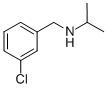 CAS#: 90389-89-2， N-(3-Chlorobenzyl)-N-isopropylamine