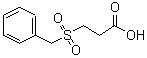 结构式 CAS# 90396-02-4, 3-(苄基磺酰基)丙酸
