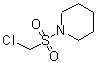 结构式 CAS# 90445-23-1, 1-[(氯甲基)磺酰基]哌啶