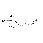CAS#: 90472-95-0， 4-[(4S)-2,2-Dimethyl-1,3-dioxolan-4-yl]butanenitrile