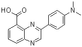 CAS#: 904815-20-9， 3-[4-(Dimethylamino)phenyl]-5-quinoxalinecarboxylic acid
