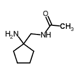 CAS#: 904815-32-3， N-[(1-Aminocyclopentyl)methyl]acetamide