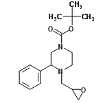 CAS#: 904815-90-3， 2-Methyl-2-propanyl 4-(2-oxiranylmethyl)-3-phenyl-1-piperazinecarboxylate