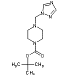CAS#: 904816-91-7， 2-Methyl-2-propanyl 4-(1H-1,2,4-triazol-1-ylmethyl)-1-piperazinecarboxylate