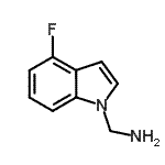 CAS#: 904885-13-8， 1-(4-Fluoro-1H-indol-1-yl)methanamine
