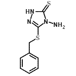 CAS#: 90535-72-1， 4-Amino-5-(benzylsulfanyl)-2,4-dihydro-3H-1,2,4-triazole-3-thione