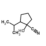 CAS#: 90608-01-8， 1-Hydroxy-2-isopropylcyclopentanecarbonitrile