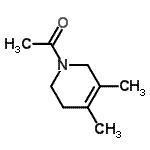 CAS#: 90608-14-3， 1-(3,4-dimethyl-5,6-dihydro-2H-pyridin-1-yl)ethanone