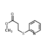 CAS#: 90610-14-3， Methyl 3-(2-pyridinylsulfanyl)propanoate