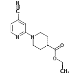 CAS 登录号：906352-67-8， 乙基1-(4-氰基-2-吡啶基)-4-哌啶羧酸酯