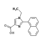 CAS#: 906477-11-0， 1-Ethyl-2-(1-naphthyl)-1H-imidazole-4-carboxylic acid