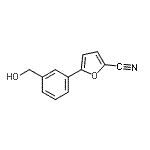 CAS#: 906665-08-5， 5-[3-(Hydroxymethyl)phenyl]-2-furonitrile