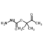 CAS#: 90673-45-3， 2-Methyl-3-oxo-2-butanyl hydrazinecarboxylate