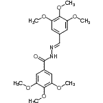 CAS#: 90754-75-9， 3,4,5-Trimethoxy-N'-[(E)-(3,4,5-trimethoxyphenyl)methylene]benzohydrazide