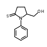 CAS#: 907563-44-4， 5-(Hydroxymethyl)-1-phenyl-2-pyrrolidinethione