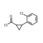 CAS#: 90767-75-2， 2-(2-Chlorophenyl)cyclopropanecarbonyl chloride