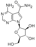 CAS#: 90813-74-4， 4-Amino-7-[3,4-dihydroxy-5-(hydroxymethyl)oxolan-2-yl]pyrrolo[5,4-d]pyrimidine-5-carboxamide
