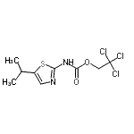 CAS#: 908267-52-7， 2,2,2-Trichloroethyl (5-isopropyl-1,3-thiazol-2-yl)carbamate