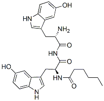 CAS#: 90829-99-5， N-Hexanoyl-5-hydroxytryptophyl-5-hydroxytryptophanamide
