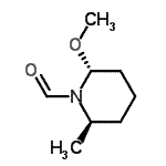 CAS#: 90862-55-8， (2R,6R)-2-Methoxy-6-methyl-1-piperidinecarbaldehyde