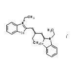 CAS#: 909-64-8， 3-Ethyl-2-{2-[(3-ethyl-1,3-benzoselenazol-2(3H)-ylidene)methyl]-1-buten-1-yl}-1,3-benzoselenazol-3-ium iodide