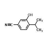 CAS#: 90921-32-7， 3-Hydroxy-4-isopropylbenzonitrile