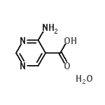 CAS#: 90993-92-3， 4-Amino-5-pyrimidinecarboxylic acid hydrate (1:1)