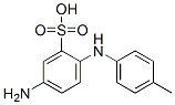 结构式 CAS# 91-31-6, 5-氨基-2-(对甲苯氨基)苯磺酸