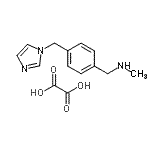 CAS#: 910036-84-9， 1-[4-(1H-Imidazol-1-ylmethyl)phenyl]-N-methylmethanamine ethanedioate (1:1)