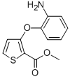 结构式 CAS# 91041-21-3, 3-(2-氨基苯氧基)-2-噻吩羧酸甲酯