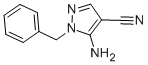 structure of CAS# 91091-13-3, 5-Amino-1-(Phenylmethyl)-1H-Pyrazole-4-Carbonitrile;5-AMINO-1- BENZYL-1H-PYRAZOLE-4-CARBONITRILE