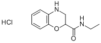 CAS 登录号：91180-98-2， N-乙基-3,4-二氢-2H-1,4-苯并恶嗪-2-甲酰胺盐酸盐