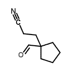 CAS#: 91239-99-5， 3-(1-Formylcyclopentyl)propanenitrile