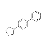 CAS#: 912763-41-8， 2-Phenyl-5-(1-pyrrolidinyl)pyrazine