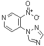 structure of CAS# 912773-00-3, 3-Nitro-4-(1H-1,2,4-triazol-1-yl)pyridine;1-(3-nitro-4-pyridyl)-1,2,4-triazole;3-Nitro-4-(1H-1,2,4-triazol-1-yl)pyridine;MFCD08235171
