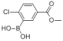 structure of CAS# 913835-92-4, 3-Borono-4-Chloro-Benzoic Acid 1-Methyl Ester;2-Chloro-5-(Methoxycarbonyl)Benzeneboronic Acid 98%;2-CHLORO-5-(METHOXYCARBONYL)BENZENEBORONIC ACID 98;2-CHLORO-5-(METHOXYCARBONYL)BENZENEBORONIC ACID