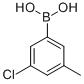 结构式 CAS# 913836-14-3, B-(3-氯-5-甲基苯基)-硼酸