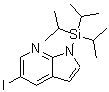 structure of CAS# 913983-21-8, 5-Iodo-1-(triisopropylsilyl)-1H-pyrrolo[2,3-b]pyridine;5-Iodo-1-triisopropylsilanyl-1H-pyrrolo[2,3-b]pyridine;5-Iodo-1-triisopropylsilanyl-1H-pyrrolo-[2,3-b]pyridine;MFCD08688598