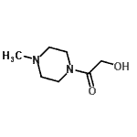 CAS#: 91406-27-8， 2-Hydroxy-1-(4-methyl-1-piperazinyl)ethanone