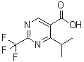 CAS#: 914201-22-2， 4-Isopropyl-2-(trifluoromethyl)-5-pyrimidinecarboxylic acid