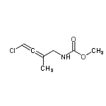 CAS#: 91434-55-8， Methyl (4-chloro-2-methyl-2,3-butadien-1-yl)carbamate