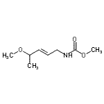 CAS 登录号：91434-71-8， 甲基[(2E)-4-甲氧基-2-戊烯-1-基]氨基甲酸酯