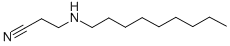 structure of CAS# 91564-96-4, 3-(Nonylamino)-Propanenitrile;3-(NONYLAMINO)PROPIONITRILE 98%;3-Nonylaminopropiononitrile;3-(NONYLAMINO)PROPIONITRILE