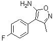 CAS#: 915919-94-7， 4-(4-Fluorophenyl)-3-methyl-1,2-oxazol-5-amine