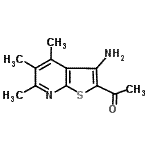 CAS#: 915920-34-2， 1-(3-Amino-4,5,6-trimethylthieno[2,3-b]pyridin-2-yl)ethanone