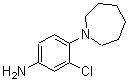 structure of CAS# 915921-17-4, 4-(1-Azepanyl)-3-chloroaniline;4-(1-azepanyl)-3-chloroaniline;4-(azepan-1-yl)-3-chloroaniline;MFCD08691842
