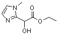 structure of CAS# 917202-03-0, Ethyl hydroxy(1-methyl-1H-imidazol-2-yl)acetate;ethyl 2-hydroxy-2-(1-methyl-1H-imidazol-2-yl)acetate;ethyl ester;Hydroxy-(1-methyl-1H-imidazol-2-yl)-acetic acid